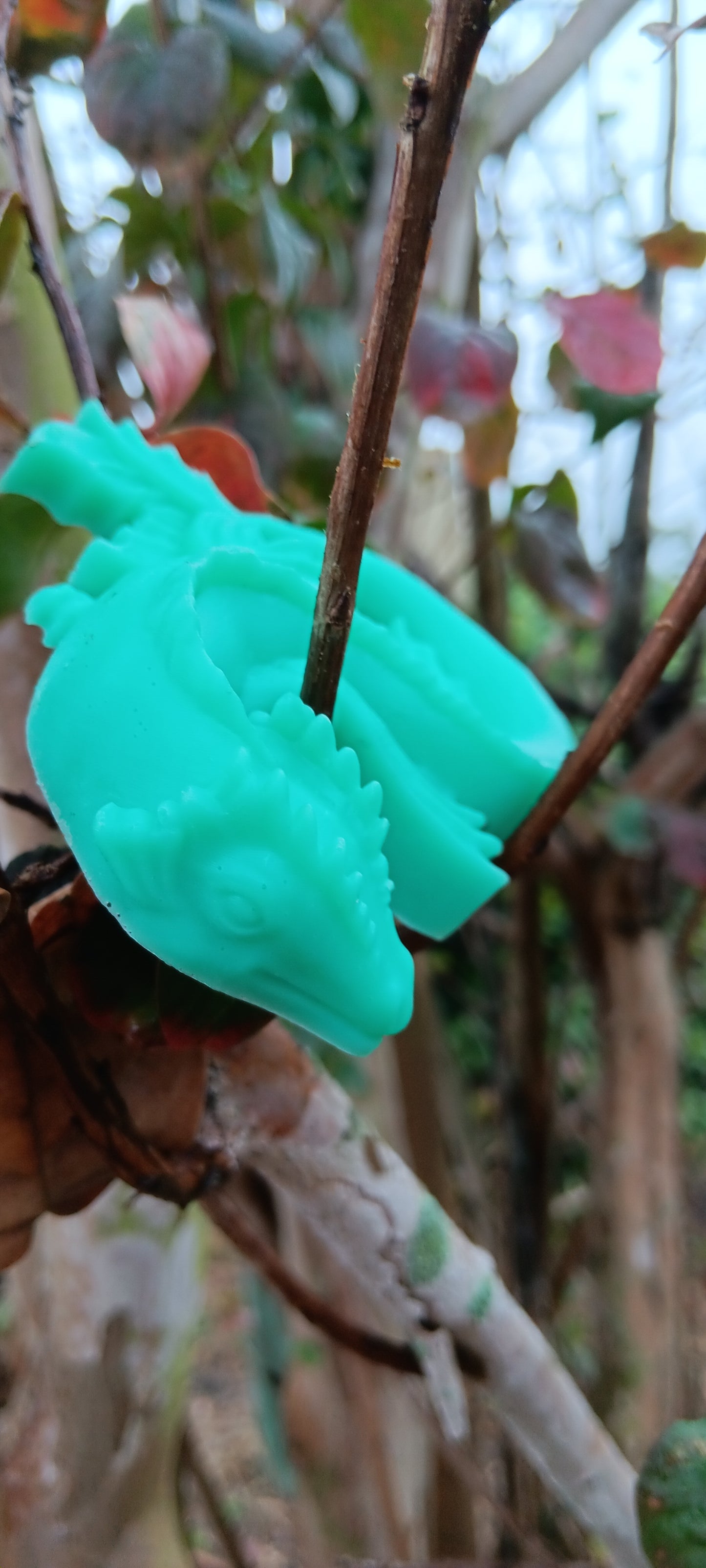 Turquoise blank dragons
